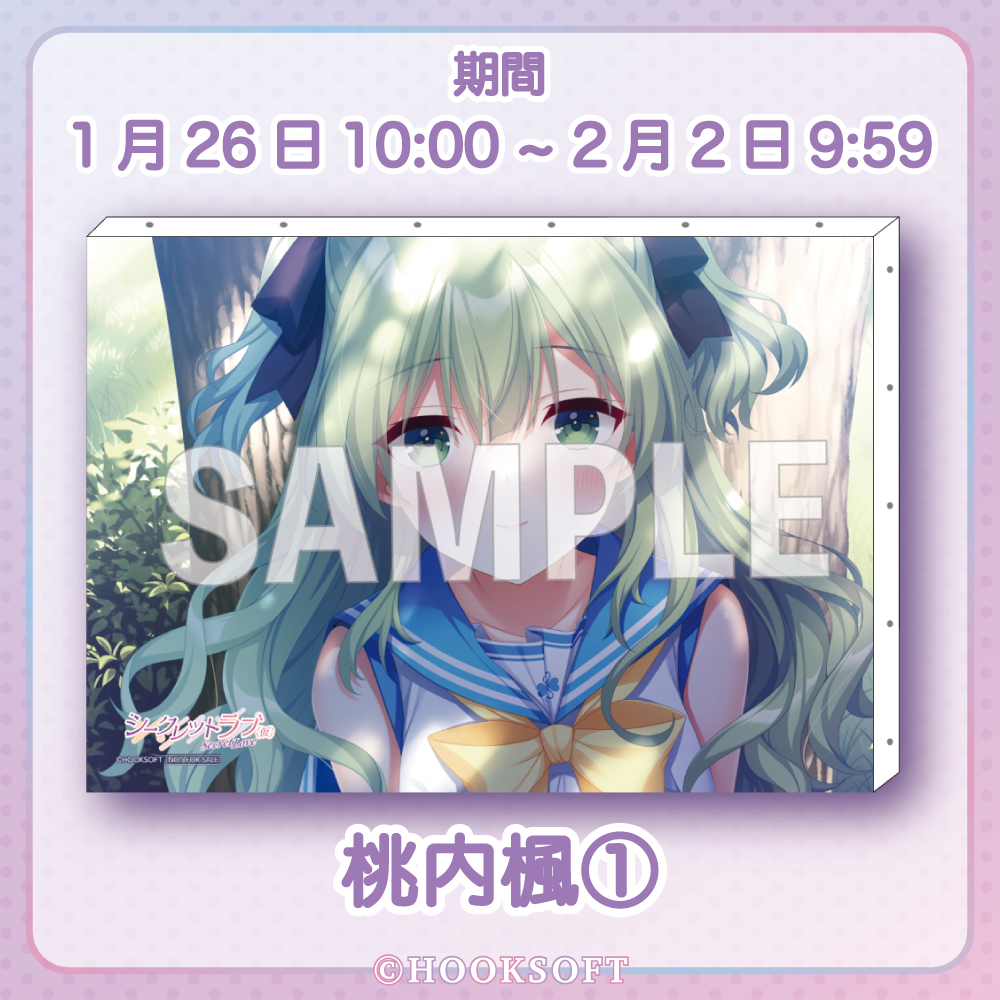 キャンバスアートD（桃内 楓①）