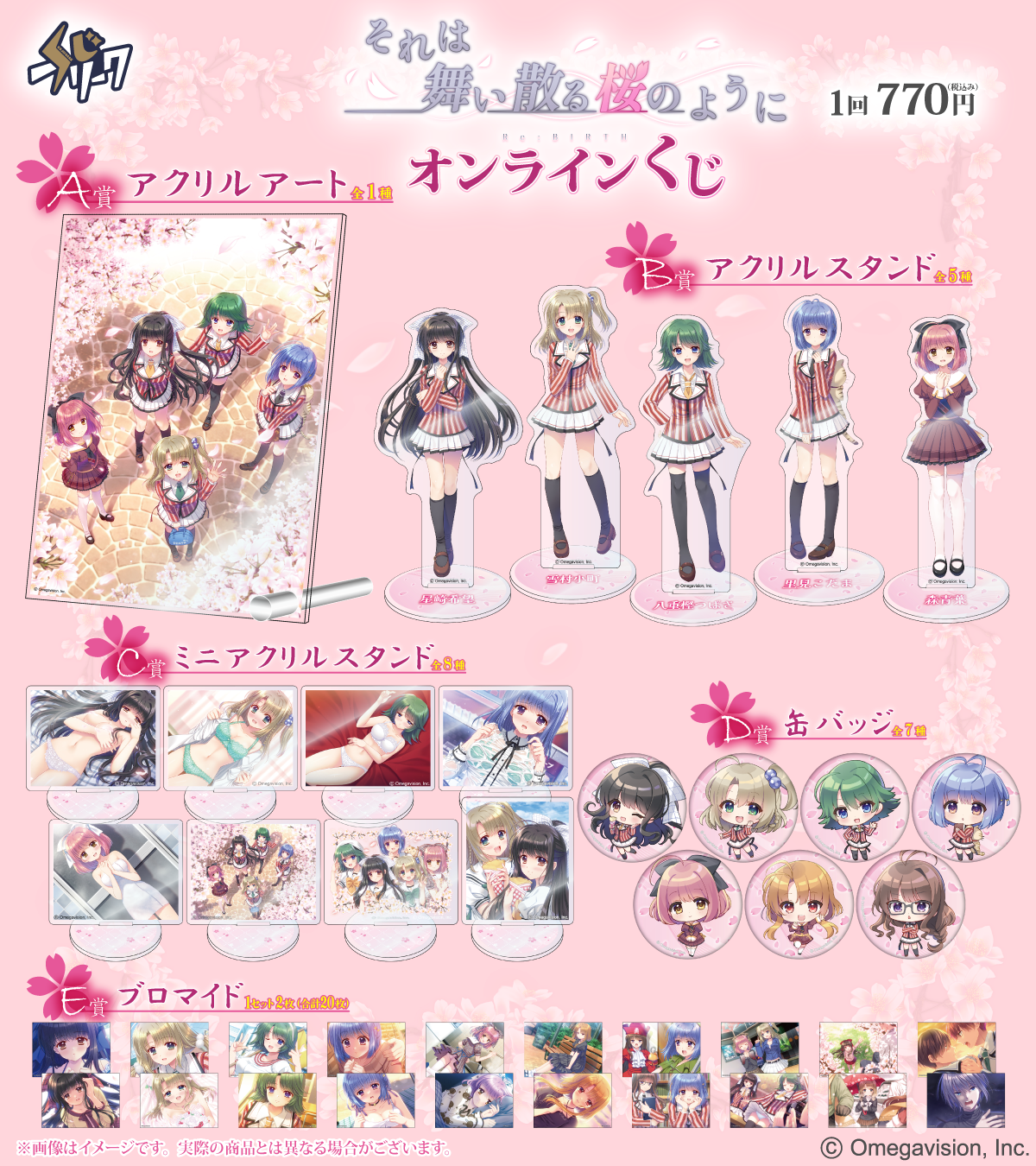 それは舞い散る桜のように